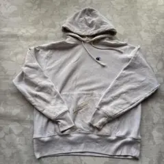 チャンピオン リバースウィーブ パーカー Lサイズ ホワイト 汚れあり