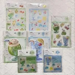 【人気商品】セリア amifa メルティークリームソーダ シリーズ 7点