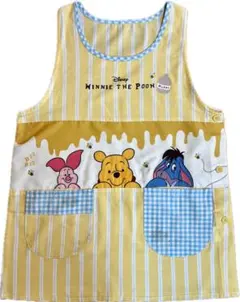 ディズニー プーさん エプロン M〜L 保育士 かわいい 作業用にも