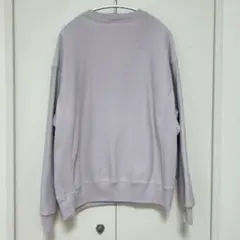 [美品]CITENヒュージリバーススウェット　ライラック　L