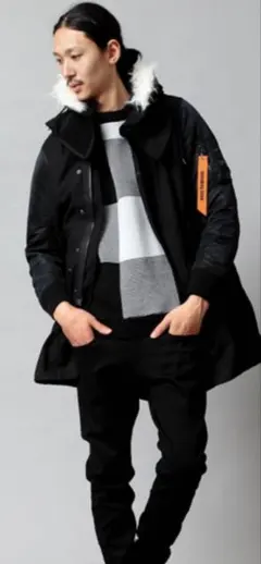 美品 モンキータイム ma-1型 モッズコート ユナイテッドアローズ