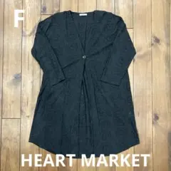 【HEART MARKET】総レースロングワンピース／カーディガン F ブラックのサムネイル