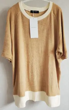 【未使用】ボイコット BEIGE T-SHIRT Lサイズ パイルのサムネイル