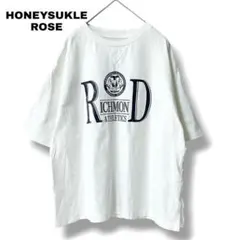 【HONEYSUCKLE ROSE】ライトオン　Mサイズ　Tシャツ　ロゴ　白のサムネイル