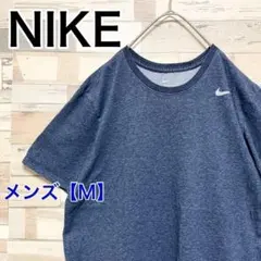 YA29【US輸入】NIKE(ナイキ)　半袖Ｔシャツ【メンズM】ネイビー