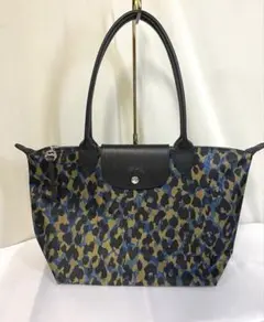 Longchamp ロンシャン レオパード トートバッグ プリアージュ ナイロン