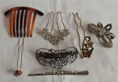 ヘアアクセサリーセット 8点