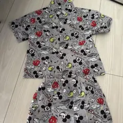 Disney ミッキーマウス 半袖シャツ ショートパンツ セットアップ