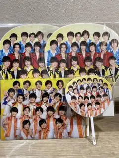 新品未使用 少年忍者 集合うちわ&集合クリアファイル&ミニうちわセット