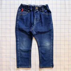 FODキッズ 微起毛デニムパンツ 100cm