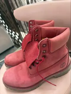 Timberland 6インチ プレミアム ブーツ レッドのサムネイル