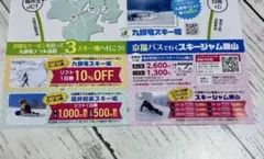 【匿名配送】福井スキー場リフト割引券2025-2026シーズン