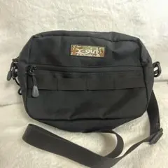Xgirlブラックナイロンショルダーバッグ