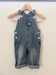 子供服　オーバーオール　3歳　4歳 デニム　秋　春　ビックサイズ　100cm