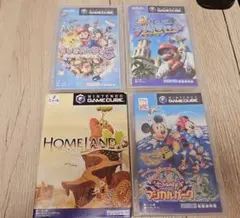 ゲームキューブ4本　ホームランド　サンシャイン　マリオパーティ5　マジカルパーク