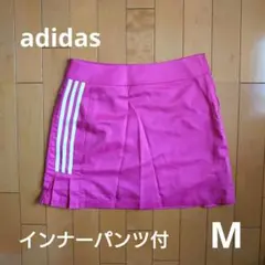 ピンク 3本ライン ゴルフスカート