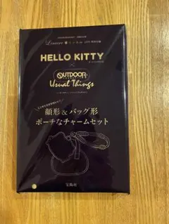HELLO KITTY x OUTDOOR バッグ形チャームセット　リンネル付録
