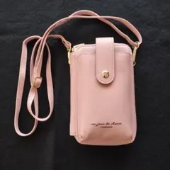 スマホショルダーバッグ ピンク