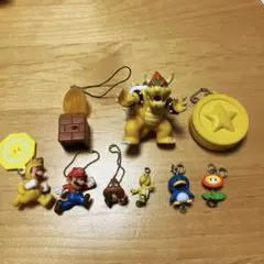 スーパーマリオブラザーズ フィギュア キーホルダー まとめ売り クッパ マリオ