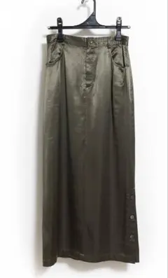 SLY オリーブ サテン スカート