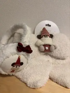 ディズニー　リルリンリン　マフラー　イヤーマフ　2点セット