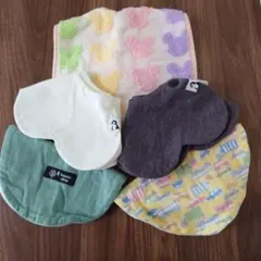 コニー、ディズニー他、赤ちゃん用スタイ5枚セット