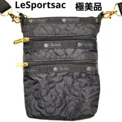 【極美品】レスポートサック　3 ZIP　CROSSBODY　パフィーブロッサムズ