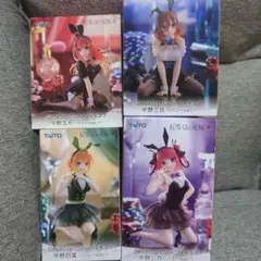 し*読様 五等分の花嫁 Desktop Cute フィギュアセット バニーver