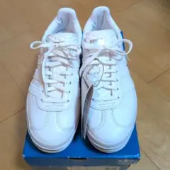 adidas Gazelle Bold ホワイト スニーカー