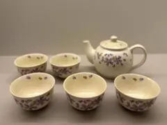 桜模様の急須と湯飲みセット