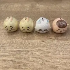 ちいかわ　貯金箱　4個セット　うさぎ　モモンガ　くりまんじゅう