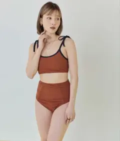 SEA DRESS シードレス パイピングデザインハイウエストビキニ/水着のサムネイル