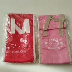 HELLO KITTY ハローキティ小型保冷・保温バッグ 赤　ピンク
