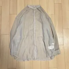 Sense of place センスオブプレイス　シアー長袖シャツ　グレー