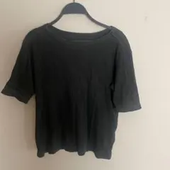 JOHNBULL リブTシャツ ブラックのサムネイル