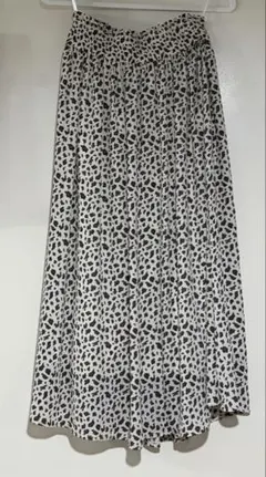 フレアスカート　レオパード