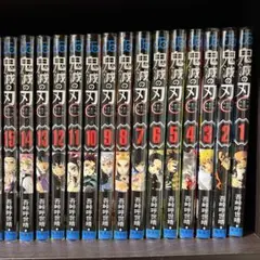 鬼滅の刃全巻＋零、見聞録1・2、外伝、キャラクターズブック参、ポストカード