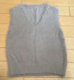 Petit Fleur ベージュニットベスト サイズF