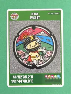 マンホールカード 北海道天塩町C 004