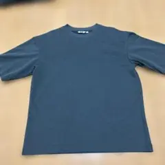 UNIQLOユニクロ　エアリズムコットンオーバーサイズTシャツ/5分袖　M