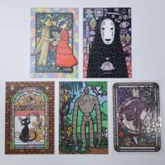 【最終値下げ】アートクリスタルジグソー ジブリ 5点セット 完成品 箱無しのサムネイル