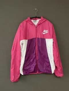 NIKE ウィンドブレーカー M ピンク・紫・白　メンズ