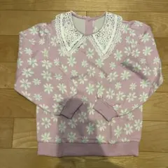 CURLYSUE 花柄トレーナー 140サイズ