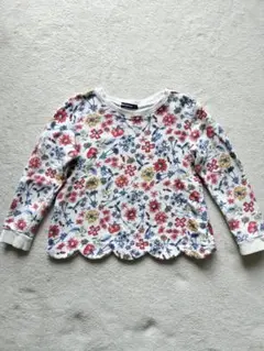花柄トレーナー 110サイズ