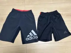 キッズ　140 ハーフパンツ　ジャージ　短パン　ショートパンツ　アディダス
