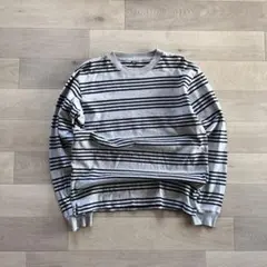 olduniqlo マルチ　ボーダー　カットソー　ロンT y2k