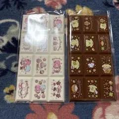 サンリオ　ちょこぶろっくしーる　キキララ　ポムポムプリン　タイルシール