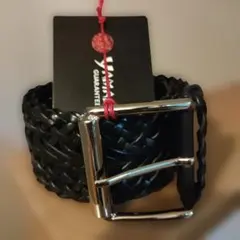 新品未使用タグ付き!!【EVISU】MESH LEATHER BELT BK90のサムネイル