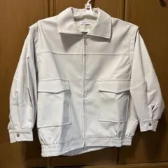 ★未使用品チャオパニックTYPY レザー調ブルゾン