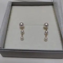 パールドロップピアス